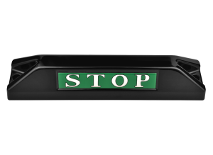 高品質鋁合金駐車擋 </br> STOP銘板 (F)