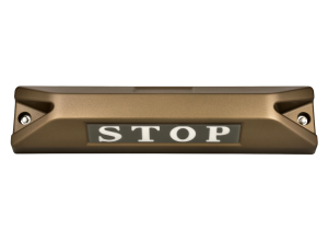 高品質鋁合金駐車擋 </br> STOP銘板 (F)