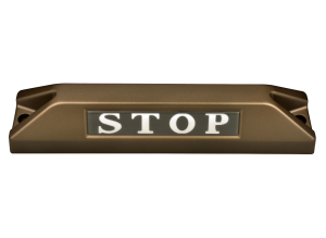 高品質鋁合金駐車擋 </br> STOP銘板 (F)