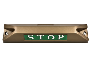 高品質鋁合金駐車擋 </br> STOP銘板 (F)
