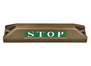 高品質鋁合金駐車擋 </br> STOP銘板 (F)