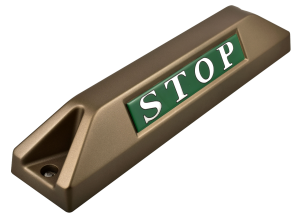 高品質鋁合金駐車擋 </br> STOP銘板 (F)