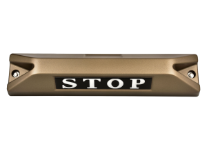 高品質鋁合金駐車擋 </br> STOP銘板 (F)