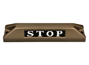 高品質鋁合金駐車擋 </br> STOP銘板 (F)
