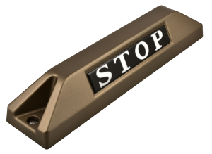 高品質鋁合金駐車擋 </br> STOP銘板 (F)