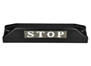高品質鋁合金駐車擋 </br> STOP銘板 (F)