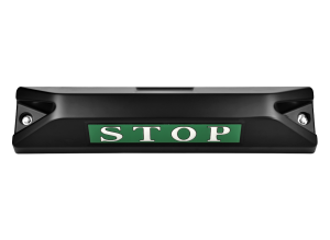 高品質鋁合金駐車擋 </br> STOP銘板 (F)