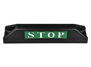 高品質鋁合金駐車擋 </br> STOP銘板 (F)