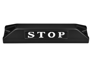 高品質鋁合金駐車擋 </br> STOP銘板 (F)