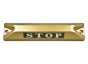 高品質鋁合金駐車擋 </br> STOP銘板 (F)