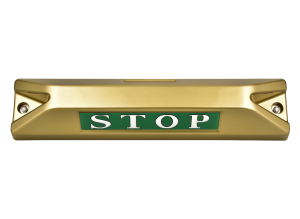 高品質鋁合金駐車擋 </br> STOP銘板 (F)