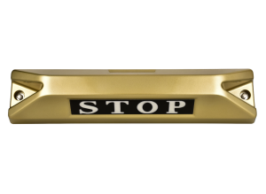 高品質鋁合金駐車擋 </br> STOP銘板 (F)