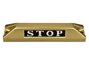 高品質鋁合金駐車擋 </br> STOP銘板 (F)