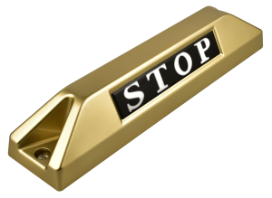 高品質鋁合金駐車擋 </br> STOP銘板 (F)
