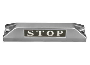 高品質鋁合金駐車擋 </br> STOP銘板 (F)