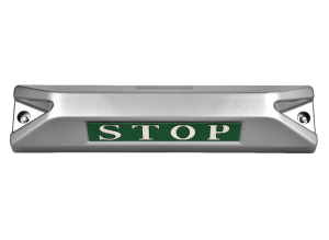 高品質鋁合金駐車擋 </br> STOP銘板 (F)