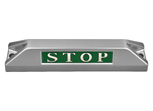 高品質鋁合金駐車擋 </br> STOP銘板 (F)