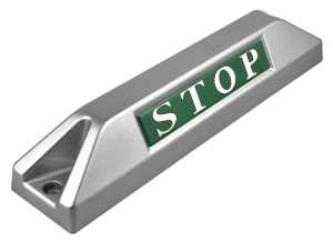 高品質鋁合金駐車擋 </br> STOP銘板 (F)