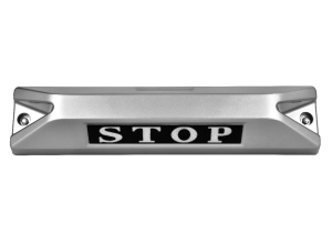 高品質鋁合金駐車擋 </br> STOP銘板 (F)