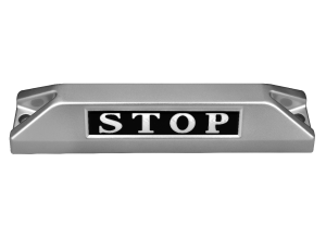 高品質鋁合金駐車擋 </br> STOP銘板 (F)