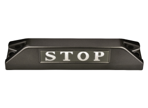 高品質鋁合金駐車擋 </br> STOP銘板 (F)