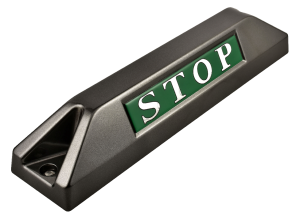高品質鋁合金駐車擋 </br> STOP銘板 (F)