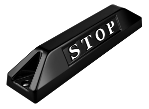 高品質鋁合金駐車擋 </br> STOP銘板 (L)