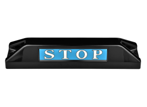 高品質鋁合金駐車擋 </br> STOP銘板 (F)