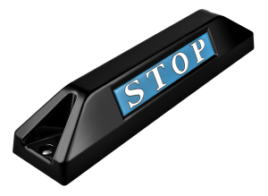 高品質鋁合金駐車擋 </br> STOP銘板 (F)