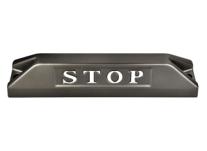 高品質鋁合金駐車擋 </br> STOP銘板 (L)