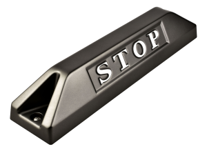 高品質鋁合金駐車擋 </br> STOP銘板 (L)