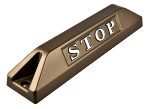 高品質鋁合金駐車擋 </br> STOP銘板 (L)