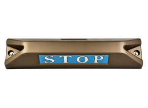 高品質鋁合金駐車擋 </br> STOP銘板 (F)