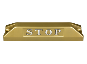 高品質鋁合金駐車擋 </br> STOP銘板 (L)