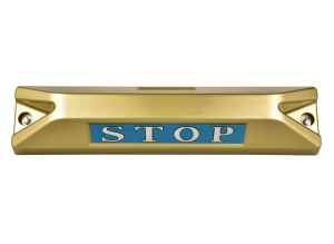 高品質鋁合金駐車擋 </br> STOP銘板 (F)