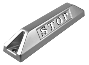 高品質鋁合金駐車擋 </br> STOP銘板 (L)