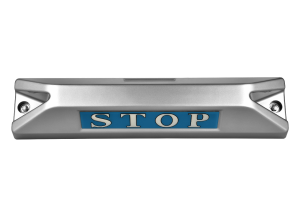 高品質鋁合金駐車擋 </br> STOP銘板 (F)