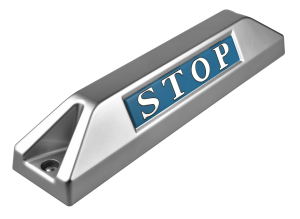 高品質鋁合金駐車擋 </br> STOP銘板 (F)