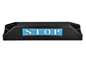 高品質鋁合金駐車擋 </br> STOP銘板 (F)