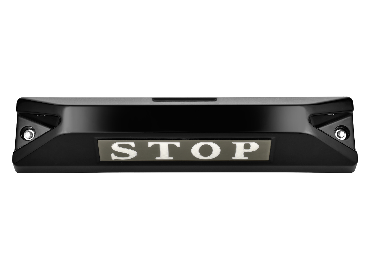 高品質鋁合金駐車擋 </br> STOP銘板 (F)