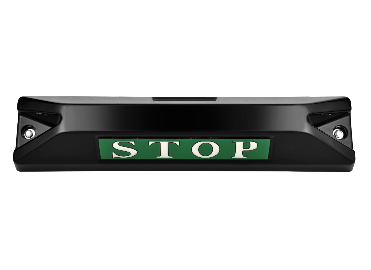 高品質鋁合金駐車擋 </br> STOP銘板 (F)