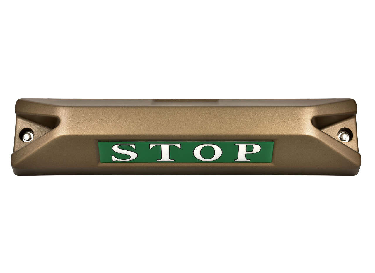 高品質鋁合金駐車擋 </br> STOP銘板 (F)