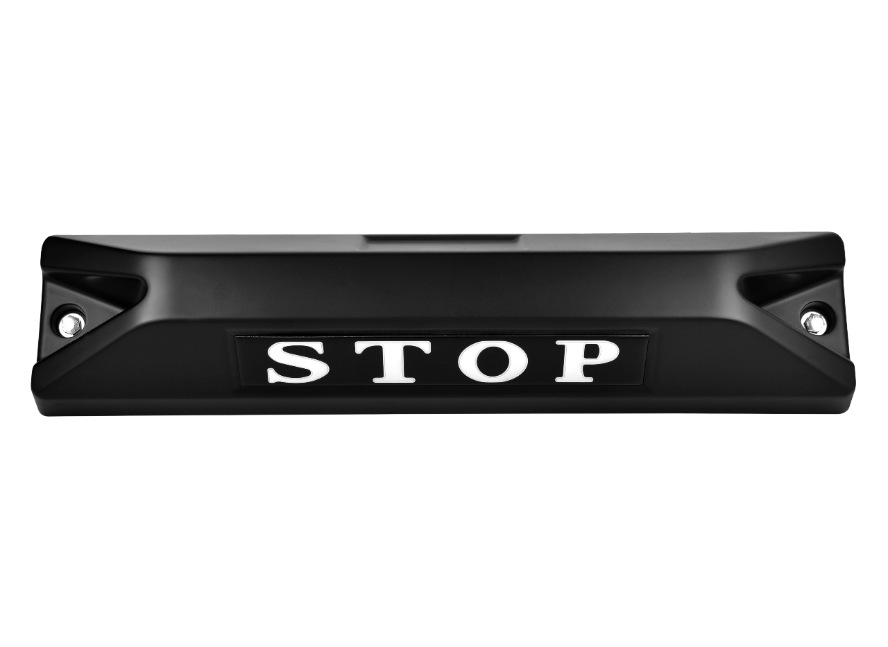 高品質鋁合金駐車擋 </br> STOP銘板 (F)
