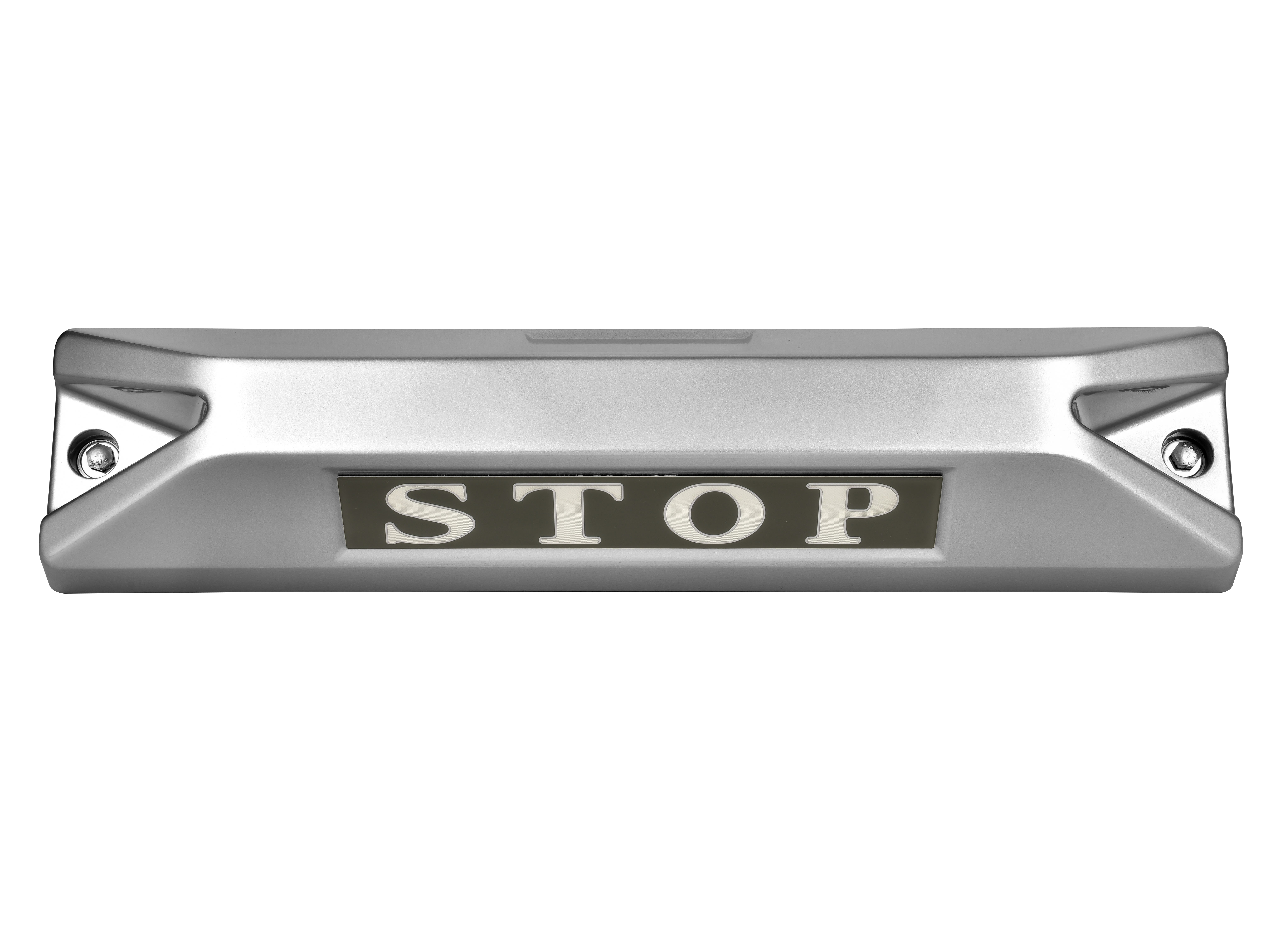 高品質鋁合金駐車擋 </br> STOP銘板 (F)