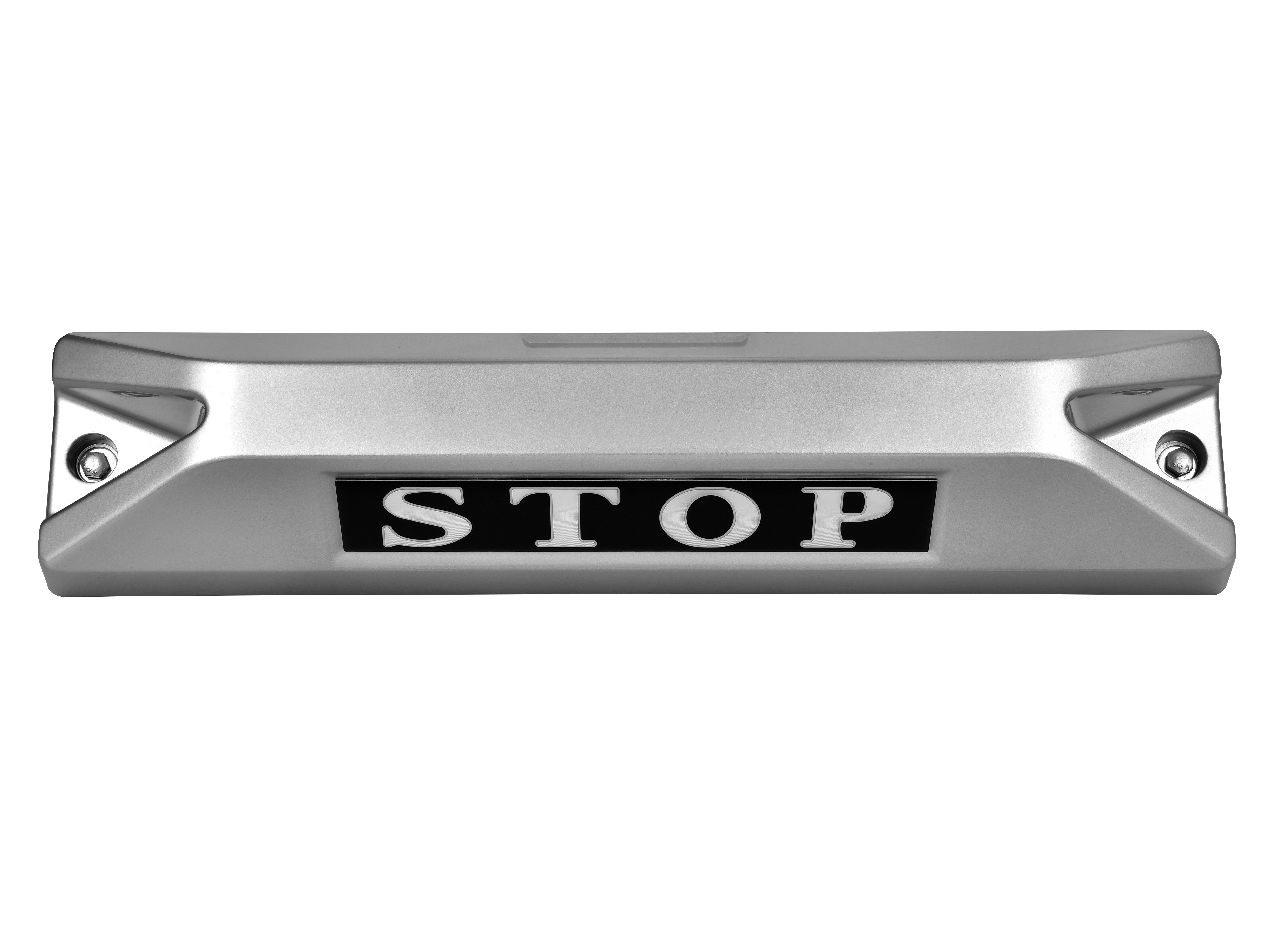 高品質鋁合金駐車擋 </br> STOP銘板 (F)