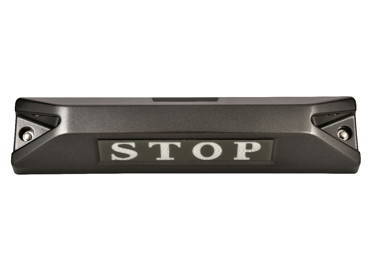 高品質鋁合金駐車擋 </br> STOP銘板 (F)