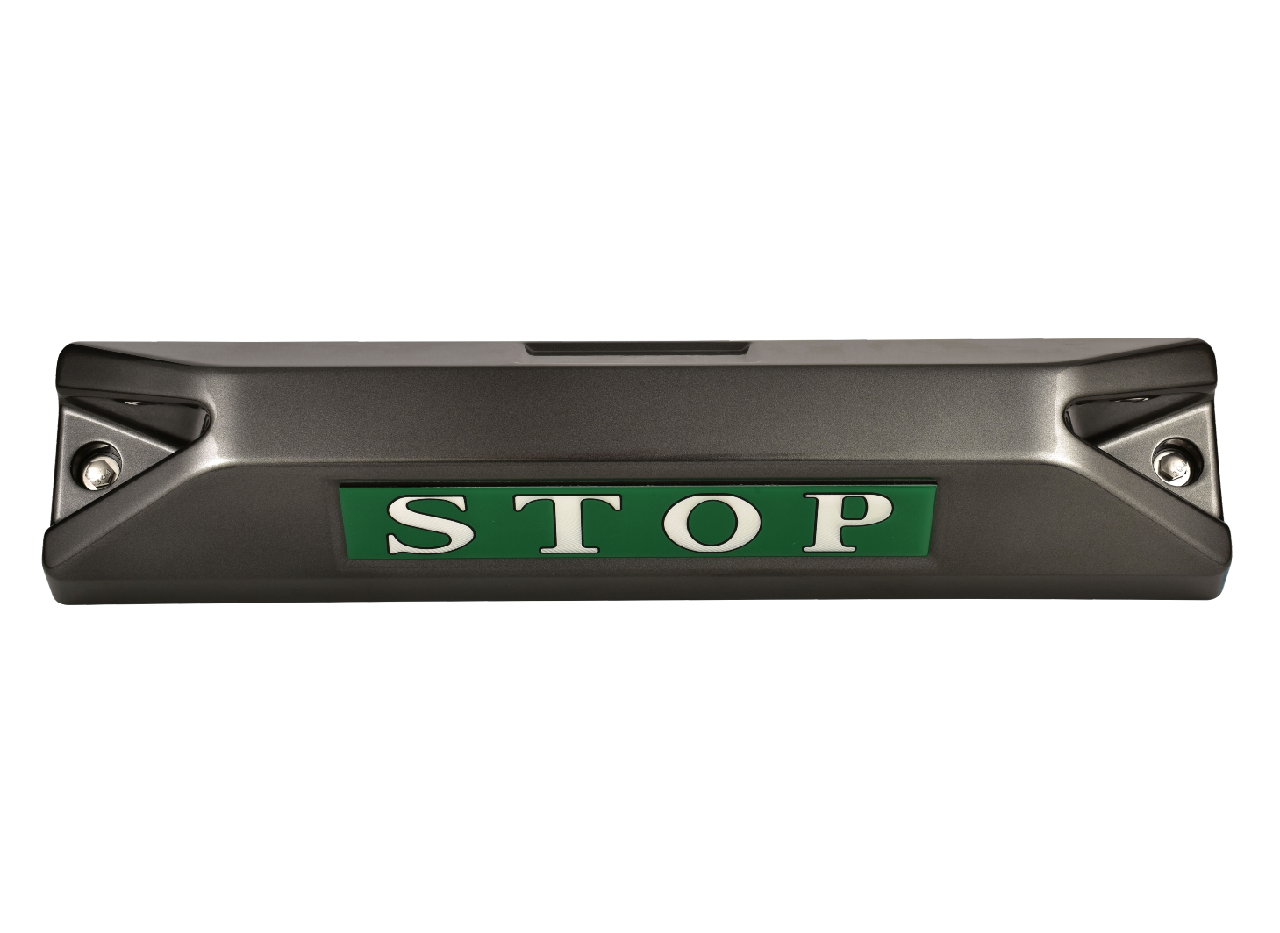 高品質鋁合金駐車擋 </br> STOP銘板 (F)