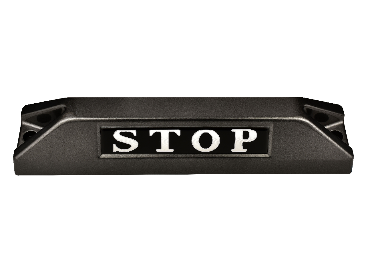 高品質鋁合金駐車擋 </br> STOP銘板 (F)