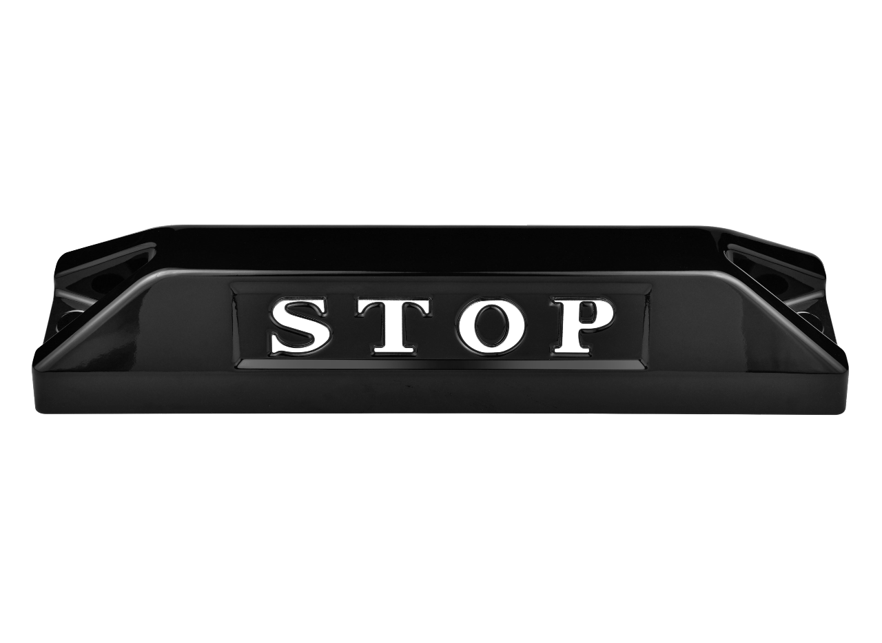 高品質鋁合金駐車擋 </br> STOP銘板 (L)