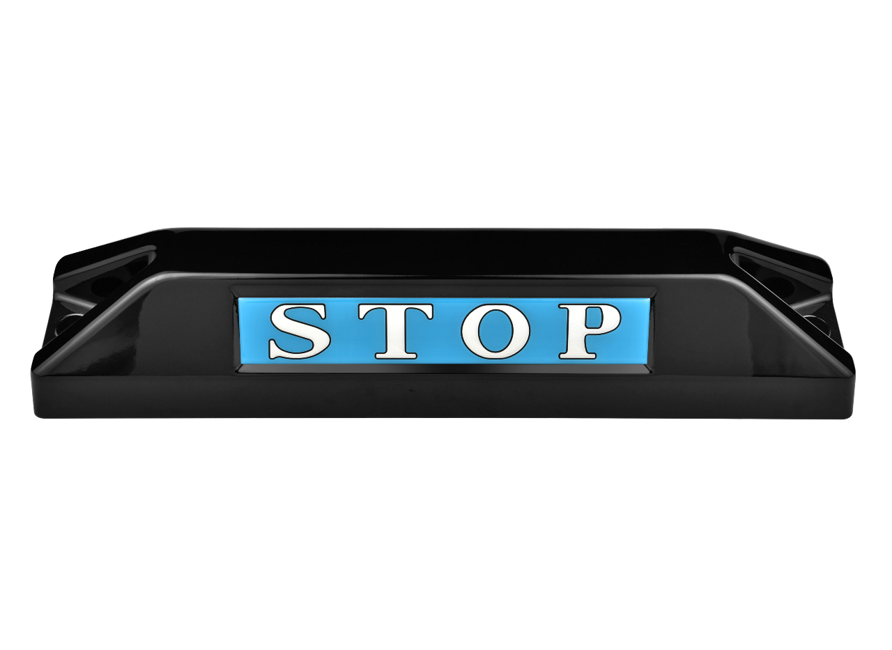 高品質鋁合金駐車擋 </br> STOP銘板 (F)